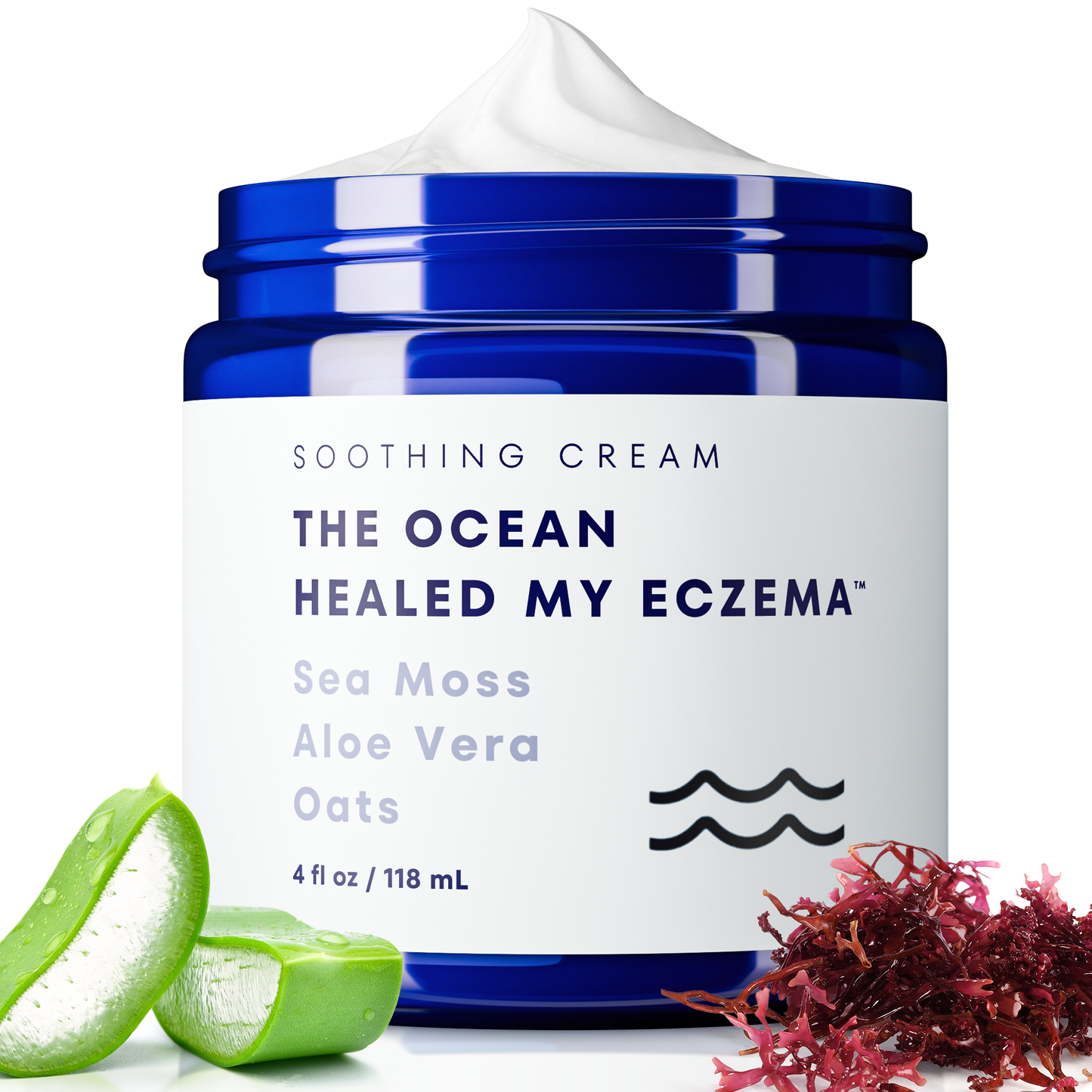 Natural Soothing Cream with Sea Moss & Oats