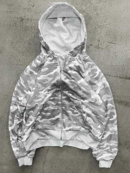 REVERSIBLE CAMO ZIP-UP