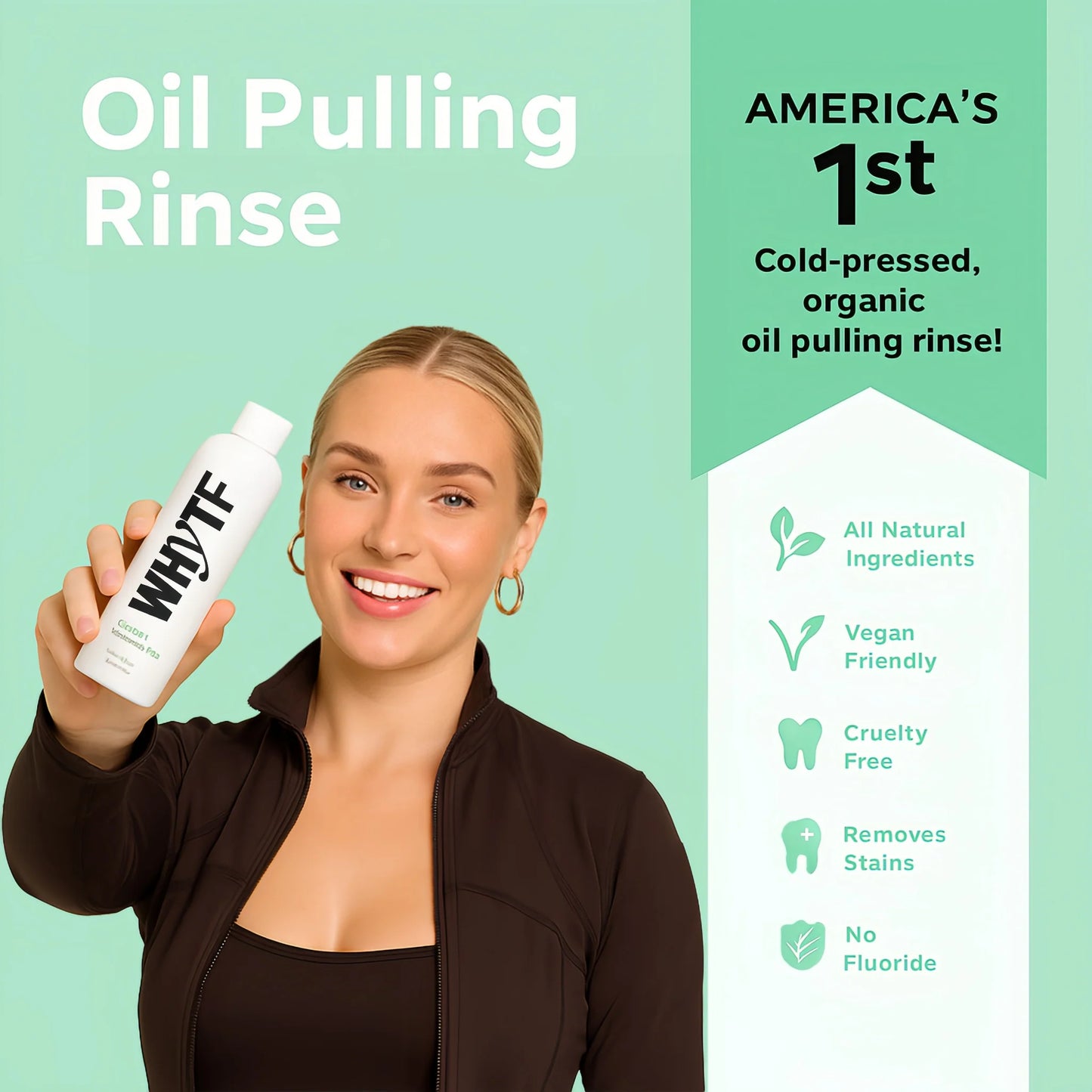Organic Oil Pulling Rinse